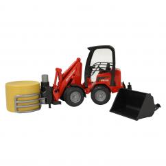 Bruder 2192 Schaeffer Compact Loader and Bale Grab image