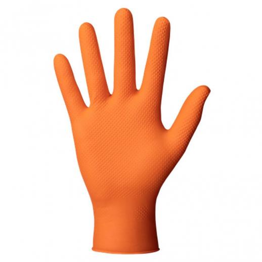  Mercator Medical Ideall Grip Orange Nitrile Gloves