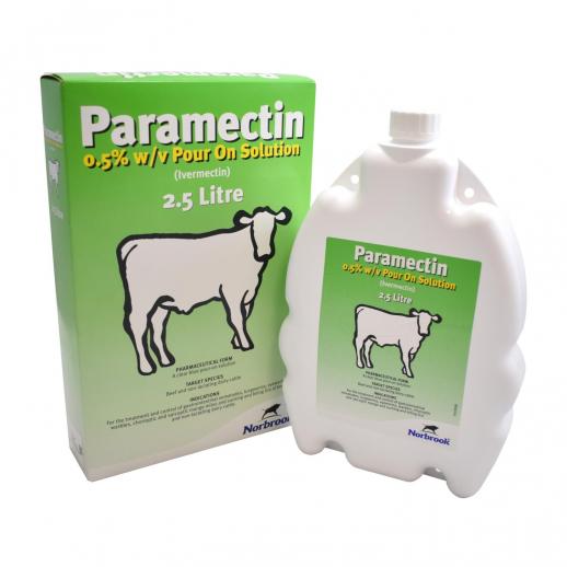  Paramectin 0.5% Pour On Solution for Cattle 