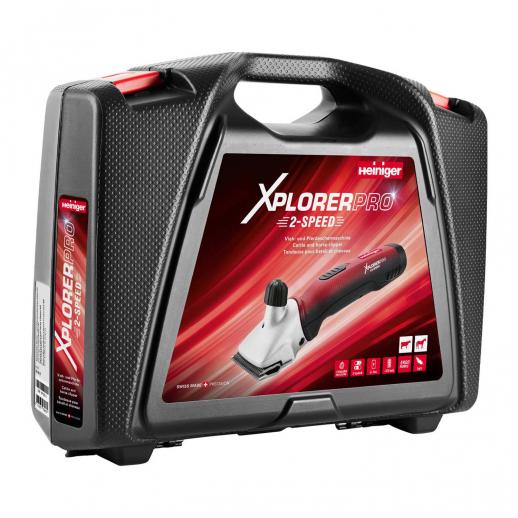  Heiniger Xplorer Pro Cattle Clipper c/w 2 Batteries 