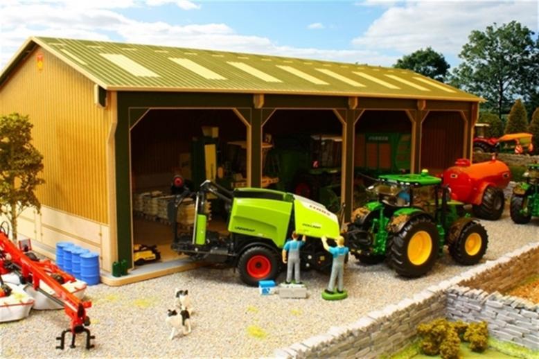  Brushwood Open Fronted 4 Bay Multi Purpose Shed 1:32 