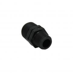 Plasson 5065 Threaded Red Nipple 3/4 x 1/2 image