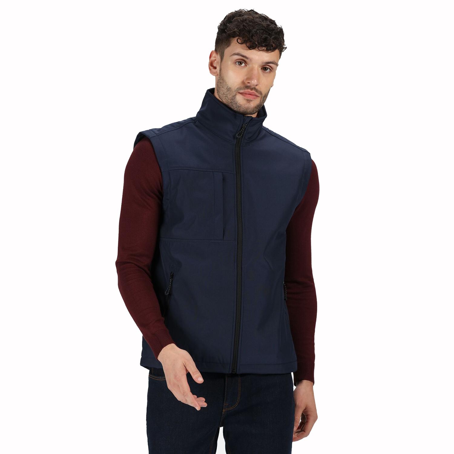 Buy Regatta TRA848 Octagon Soft Shell Gilet Navy from Fane Valley ...