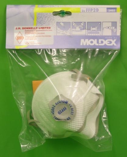  Moldex 2405 FFP2D Disposable Dust Face Masks 