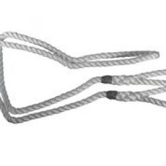 Calving Aid Ropes White  image