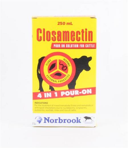  Closamectin Pour On 250ml