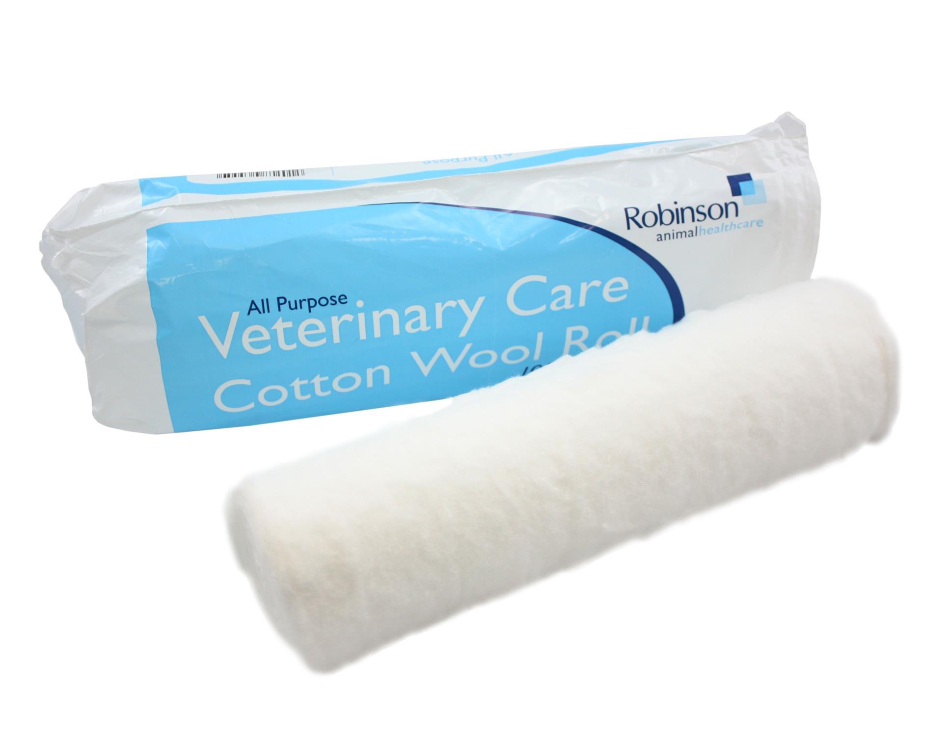 Buy Robinsons All Purpose Veterinary Care Cotton Wool Roll 350g from