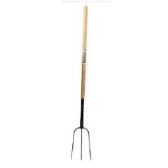 Caldwell Three Prong Hay Fork with Wooden Handle image