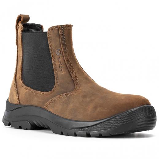  Sixton Safety Dealer Boot Brown