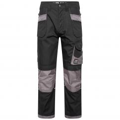 JCB Trade Plus Rip Stop Trouser Black/Grey image