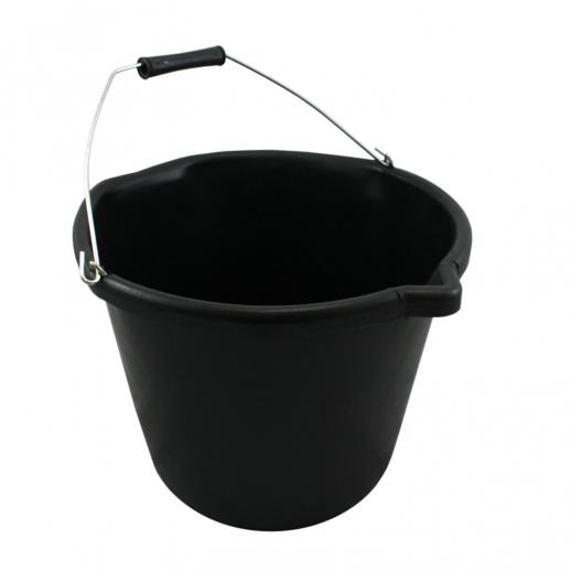  Black Rubber Bucket 