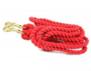Red Cotton Lead Rope  image