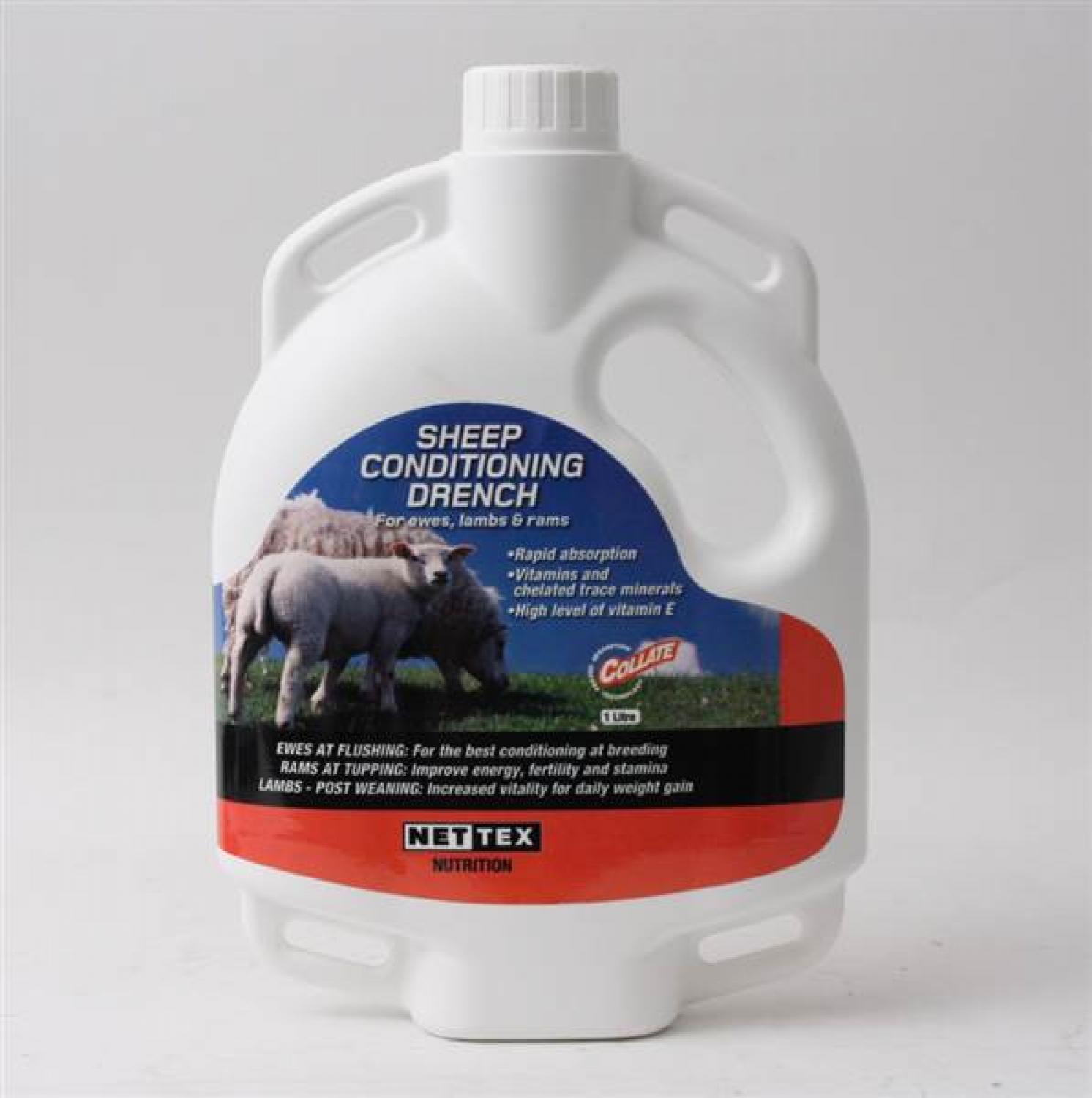 Sheep Vit & Min Drench Net-Tex Sheep Conditioning Drench 1 Litre or 2.5 Litre 