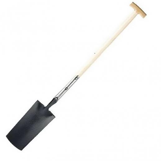  Professional Irish Traditional Spade with Wooden T Handle