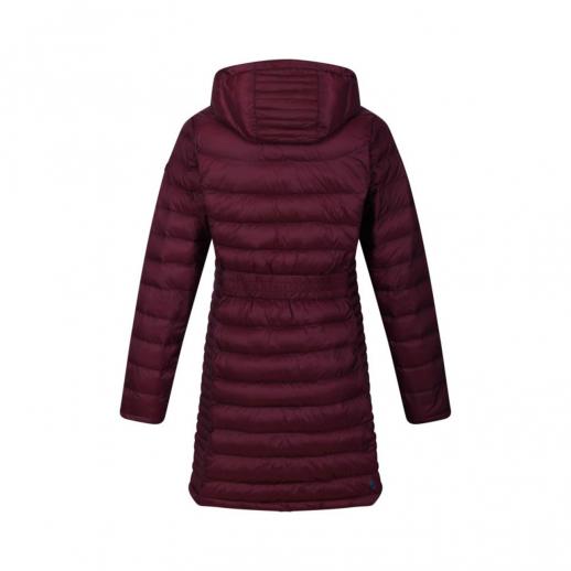  Regatta RWN230 Andel lll Ladies Long Quilted Jacket Burgundy