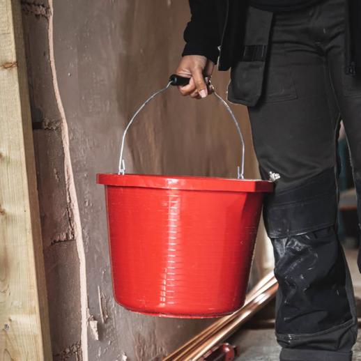  Red Gorilla 3 Gal Premium Bucket Red