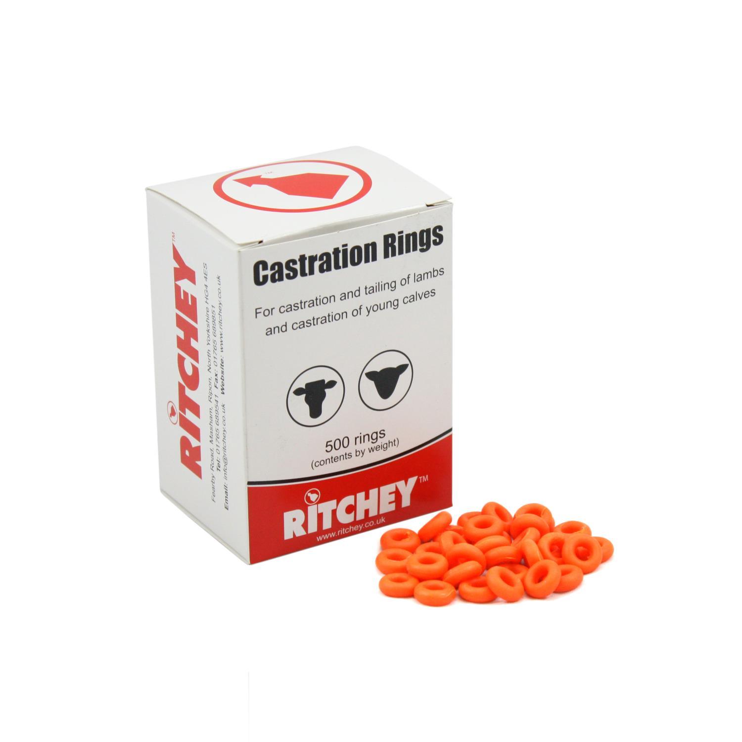 Buy Rubber Castration and Tailing Rings 500 Pack from Fane Valley