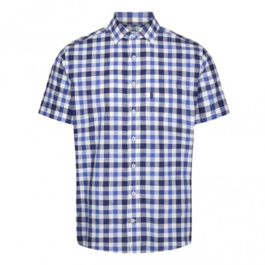  Champion Holkham Short Sleeve Shirt Blue