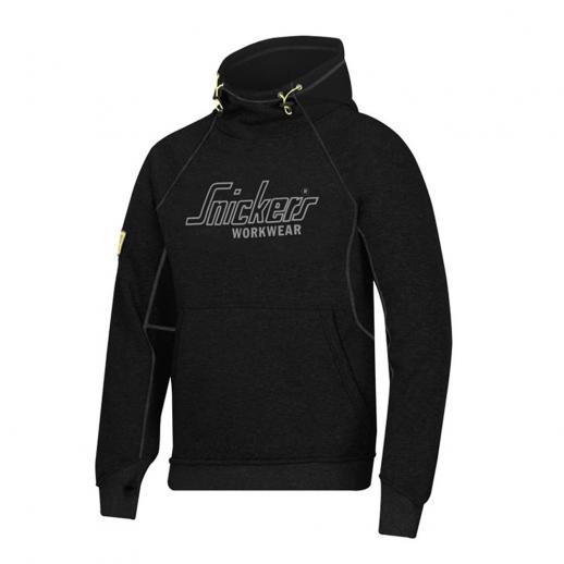  Snickers 2880 Logo Full Zip Black Hoodie 