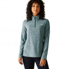 Regatta ZRWA027 Sweetheart Ladies 1/4 Zip Fleece Green Haze image