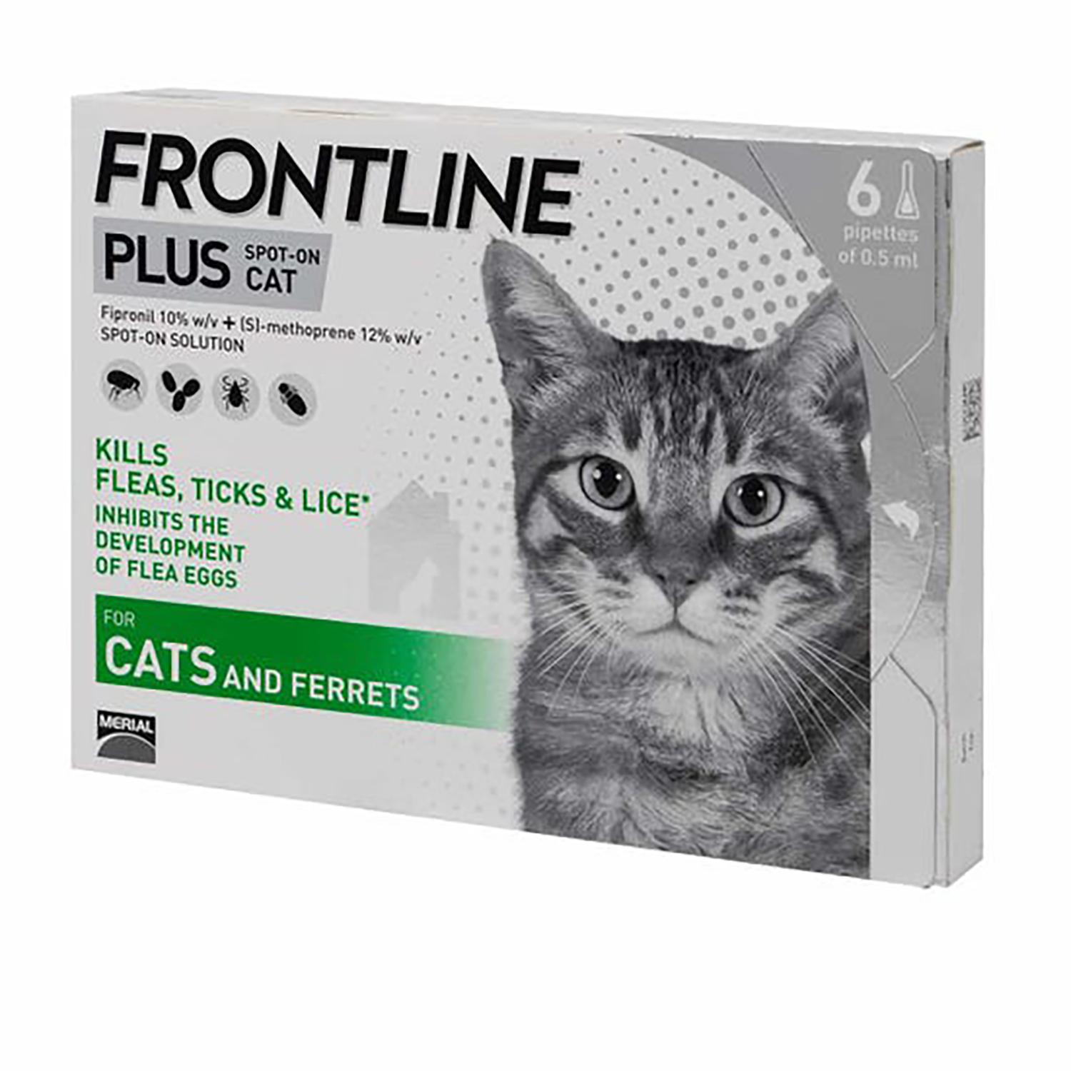 Buy Frontline Plus Spot On Cat Pack of 3 from Fane Valley Stores ...