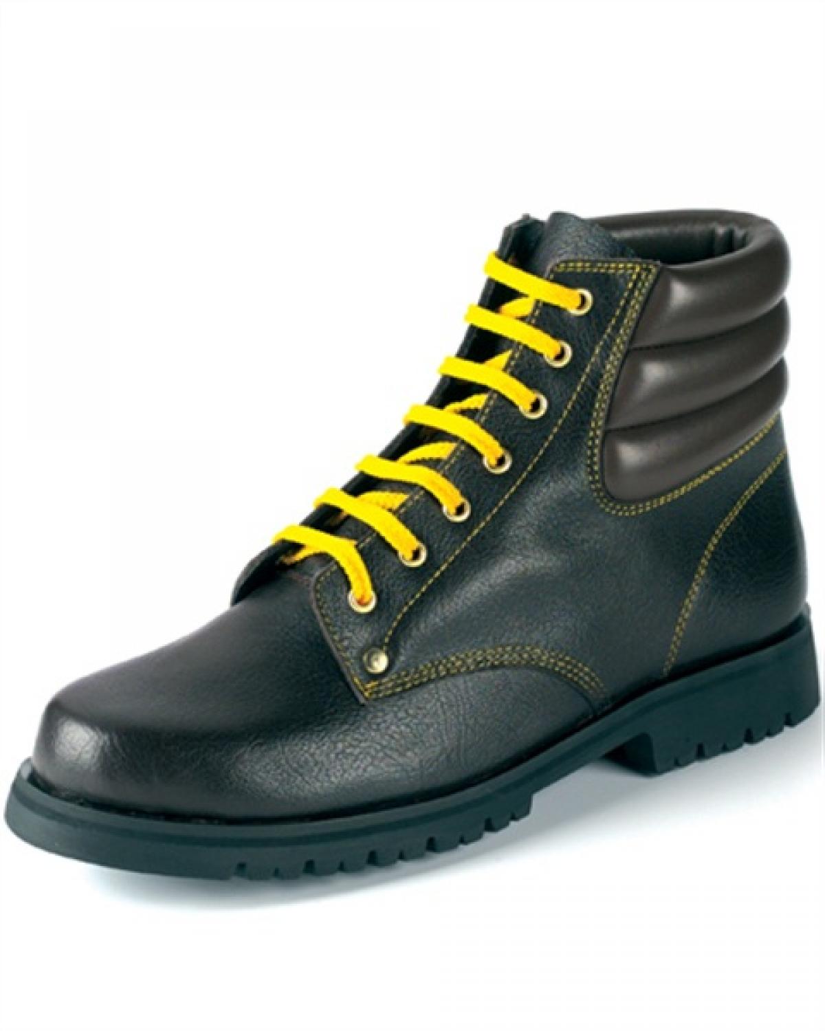 boots yellow laces