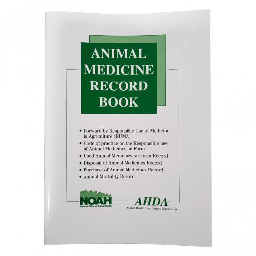  Animal Medicine Record Book