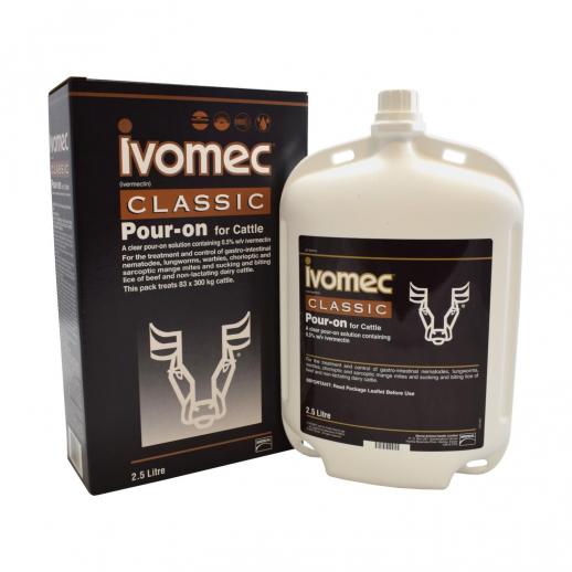  Ivomec Classic Pour On for Cattle 