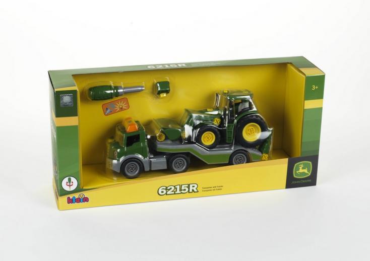  Klein 3908 John Deere Tractor & Transporter